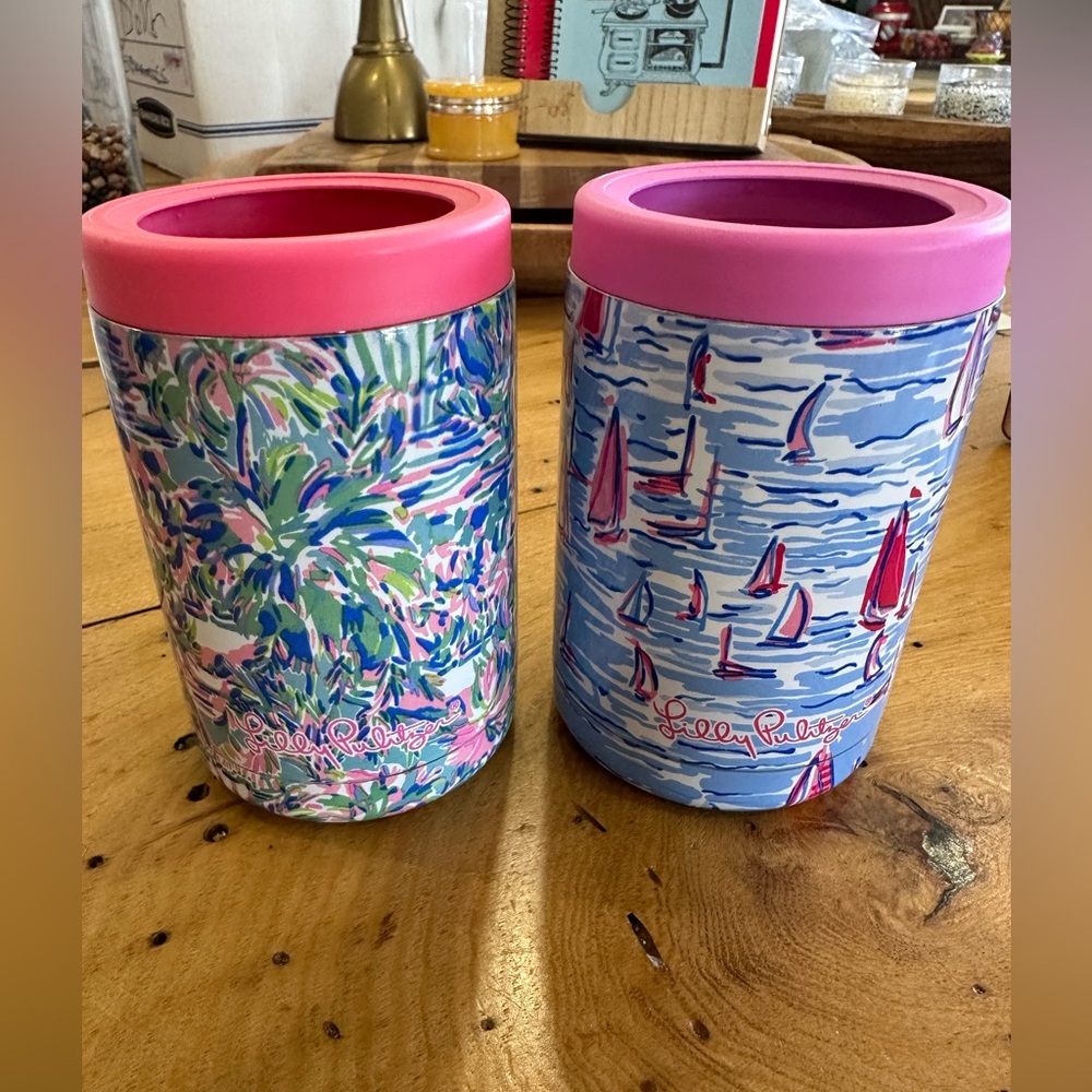 2 Lilly Pulitzer Can Koozies